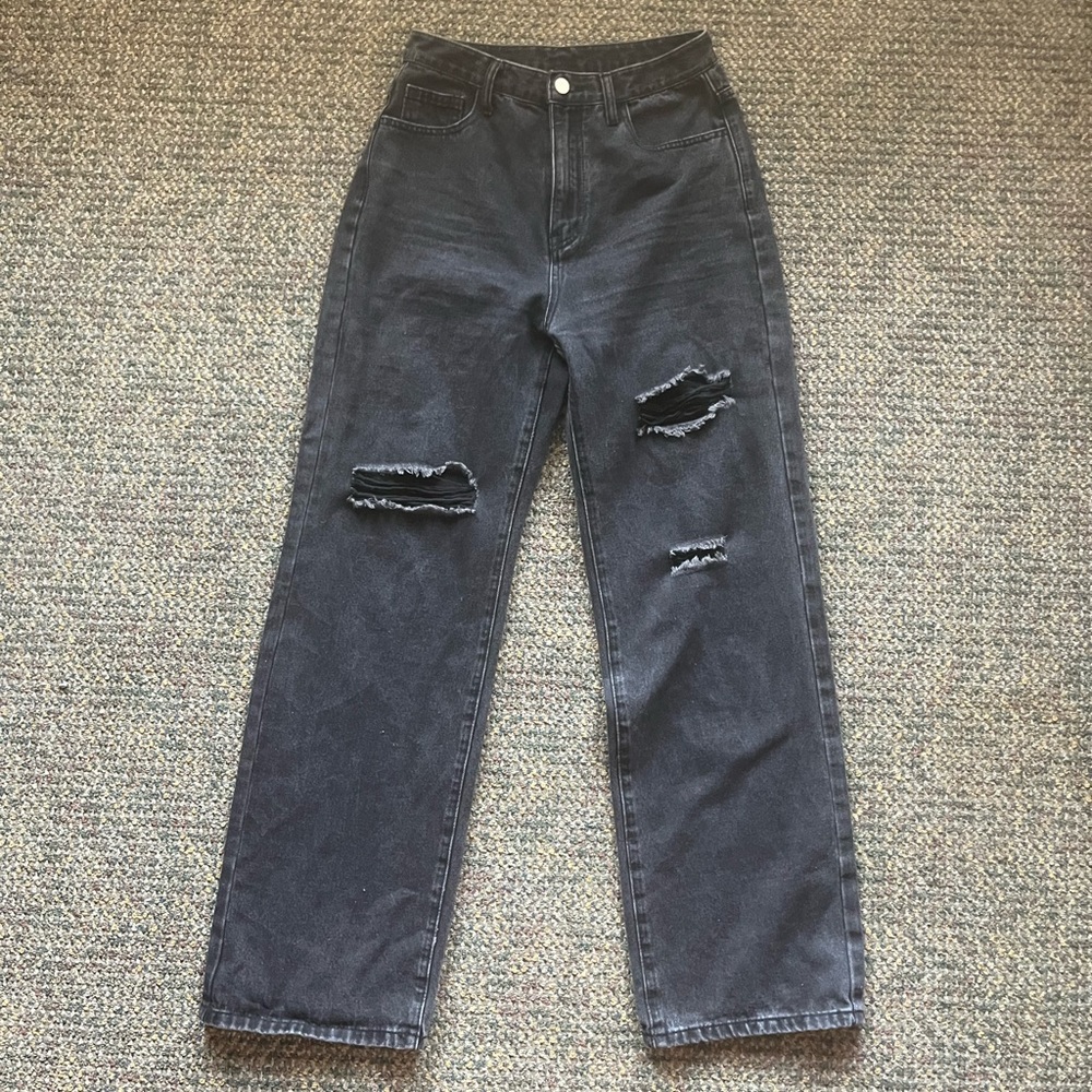 Basic Denim Black Jeans